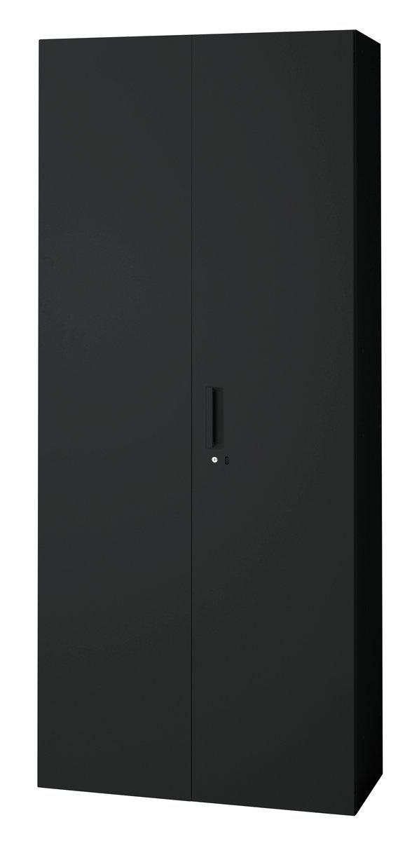 樂天商城 - プラス 両開き保管庫 L6-A210A 【下置】【幅900×奥行400×高さ2100mm】【カラー：ブラック】