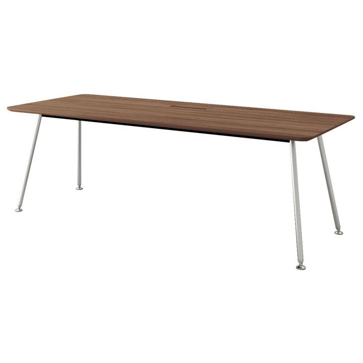 樂天商城 - プラス デスク V1-21 【スタンダード】【幅2100×奥行850×高さ720mm】【天板：ピュアウォルナット】
