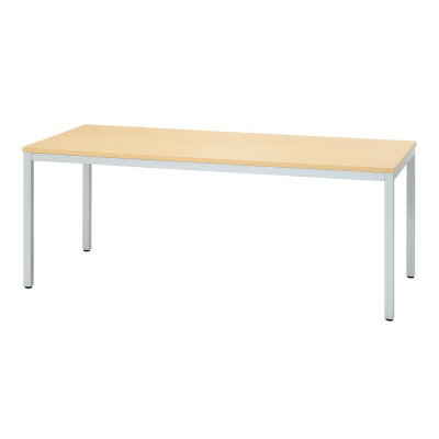 プラス ミーティングテーブル MT-A118 【幅1800×奥行800×高さ700mm】【天板カラー