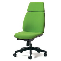 プラス U CHAIR（ユーチェア） KC-UC62SEL 【ブラックシェル/ハイバック/樹脂脚/肘なし】【幅610mm×奥行607mm×高さ1013〜1101mm】