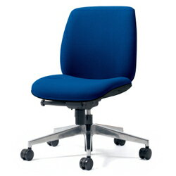 プラス U CHAIR（ユーチェア） KC-UC64SEL 【ブラックシェル/ローバック/アルミ脚/肘なし】【幅669mm×奥行637mm×高さ813〜901mm】