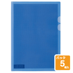 樂天商城 - プラス カモフラージュホルダー 5枚パック FL-127CH-5P 【A4サイズ】【カラー: ブルー】【メール便可（基準値：10）】