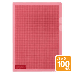 樂天商城 - プラス カモフラージュホルダー 100枚パック FL-127CH-5P 【A4サイズ】【カラー: ピンク】