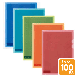 特長 柄のパターンがカラーになったA4サイズのカモフラージュホルダー業務用パック (100枚入) 。 見積書・履歴書・総務系書類・各種伝票・新商品情報等のファイリングに適しています。 小さい文字が判別しづらくなるので、書類のタイトルが見えても内容は盗み見されにくい構造になっています。 商品のタイプ A4サイズ カラー: 5色カラーアソート (ブルー／ライトブルー／ライトグリーン／オレンジ／ピンク) 100枚パック 仕様 外形寸法 縦310×横220mm 材質 ポリプロピレン（PP）0．2mm メーカー プラス　