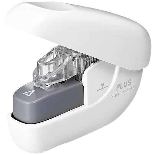プラス 針なしホッチキス ペーパークリンチ SL-106NB 【とじ枚数: 2〜6枚】【カラー: ホワイト】