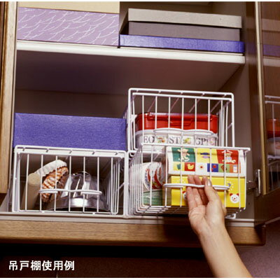 ［えつこの引出しトリオ＜E＞3個組　底敷付］ 収納 クローゼット 吊戸棚 食器棚下 洗面化粧台下 地震対策　小物 ストック品 ホワイト 日本製のサムネイル