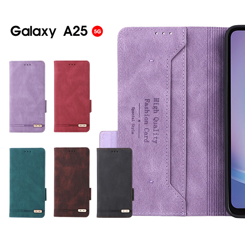 乐天商城 - スマホケース Galaxy A25 5G ケース SC-53F SCG33 手帳型 ギャラクシー A25 5g 用 レザーケース 携帯カバー SC-53ケース SCG33 ケース 財布型 カード収納 マグネット開閉 galaxy a25 5gケース 横置きスタンド機能 ギャラクシー a25 5g カバー 耐摩擦 耐衝撃 全面保護
