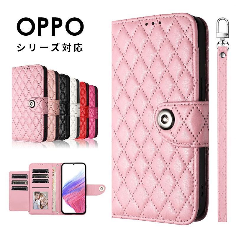 乐天商城 - スマホケース OPPO A3 5Gケース 手帳型 oppo a3 5g 手帳ケース カード収納 可愛い oppo reno13 a カバー レザーケース ストラップ付き OPPO Reno14 5G ケース スタンド機能 オツポ reno14 保護ケース オッポ リノ 13 Aケース スタンド機能 OPPO Reno13 A ケース キルティング