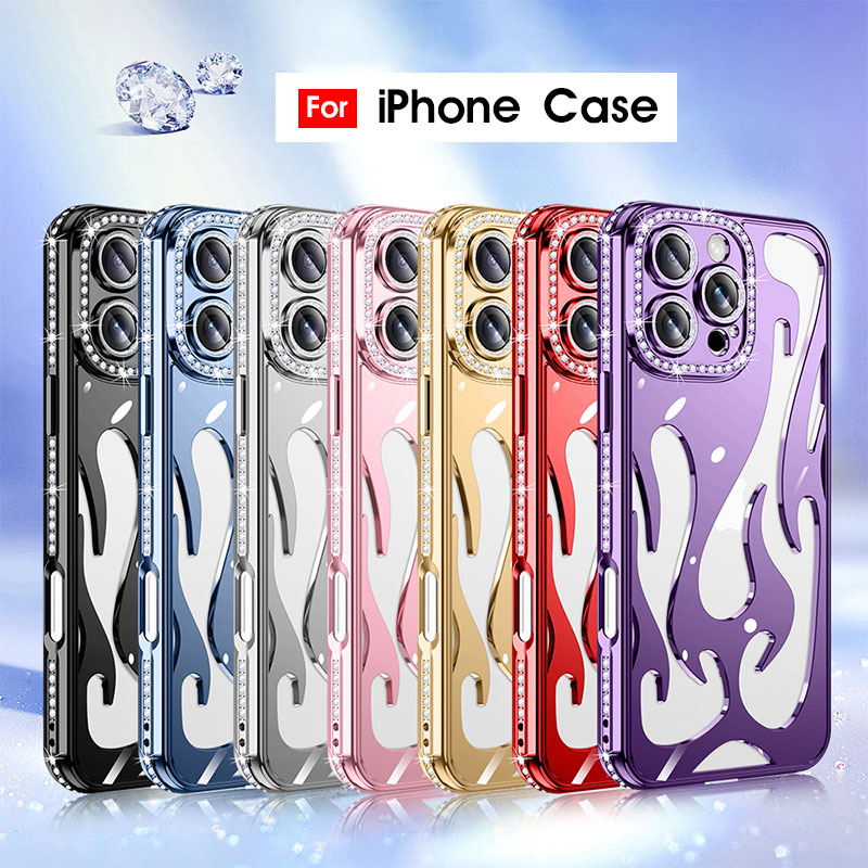 乐天商城 - スマホケース iphone 16ケース 持ちやすいケース iPhone 15ケース 通気性 放熱性 iPhone 16 Plusケース 背面型 アイフォン 15 proケース シェルケース iPhone 16 proケース メッキ加工 iphone 16 pro max カバー 耐衝撃カバー iPhone 16 Proケース ソフトケース