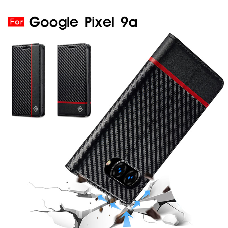 乐天商城 - スマホケース Google Pixel 9a ケース カーボン調 グーグルピクセル9a 手帳型ケース 全面保護 google pixel 9aケース レザーケース グーグル pixel 9aケース スタンド機能 カード収納 Google Pixel 9A カバー 蓋ピタッケース マグネット