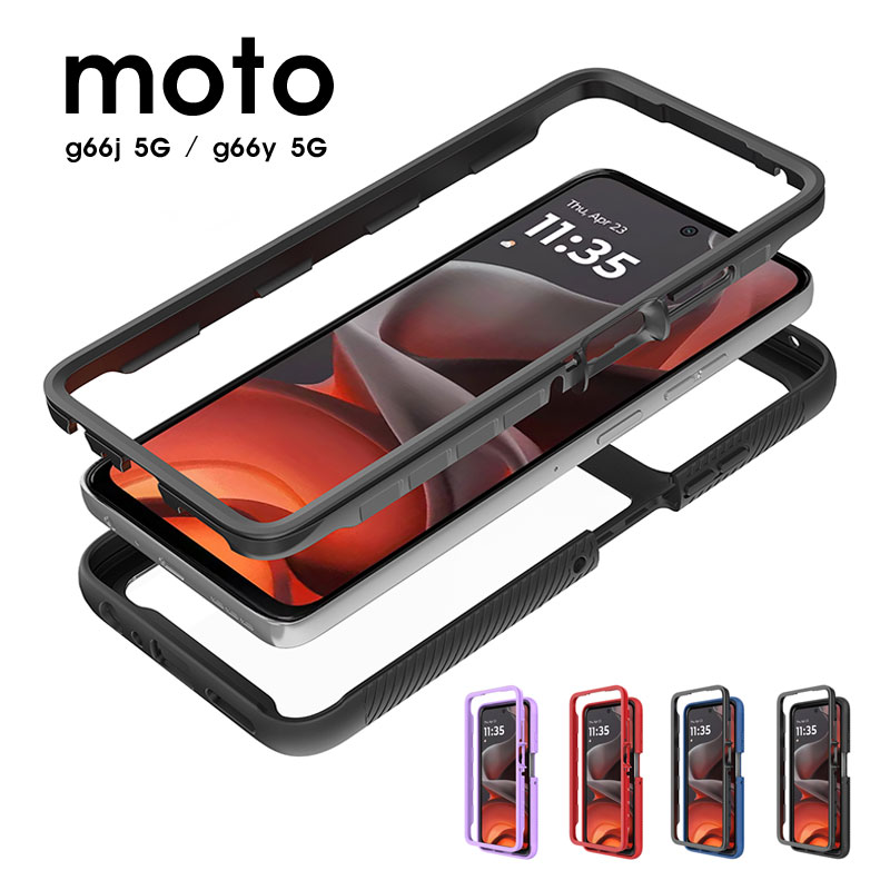 乐天商城 - スマホケース moto g66j 5Gケース 背面透明 moto g66y 5Gケース クリアケース Moto G66j 5G ケース 耐衝撃ケース モトローラ g66j 5G カバー 衝撃吸収 Moto G66y 5G ケース 二重構造 モトローラ g66y 5Gケース おしゃれ Moto G66Jケース 高透過率 Moto G66Yケース