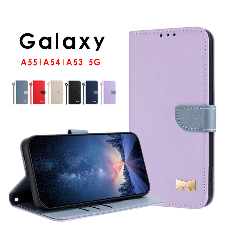 乐天商城 - スマホケース Galaxy A55 5Gケース SC-53E SCG27 手帳型 galaxy a55 5gケース シンプル Galaxy A54 5G SC-53D SCG21ケース ストラップ付き Galaxy A53 5G カバー レザーケース ギャラクシーa54 5g ケース 落下防止 Galaxy A53 5G SC-53C SCG15ケース スタンド機能 カード入れ