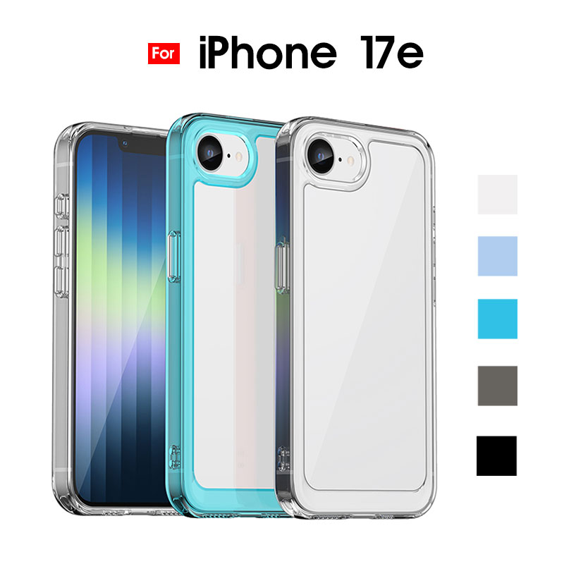 乐天商城 - スマホケース iphone 17eケース 6.1インチ クリアケース アイフォン 17e ケース 背面透明 iPhone17Eケース 高透過率 あいほん17eカバー 指紋防止 アイフォン 17Eケース 耐衝撃ケース iPhone 17eケース クリア 透明ケース アイフォン 17e カバー シンプル iPhone 17eケース