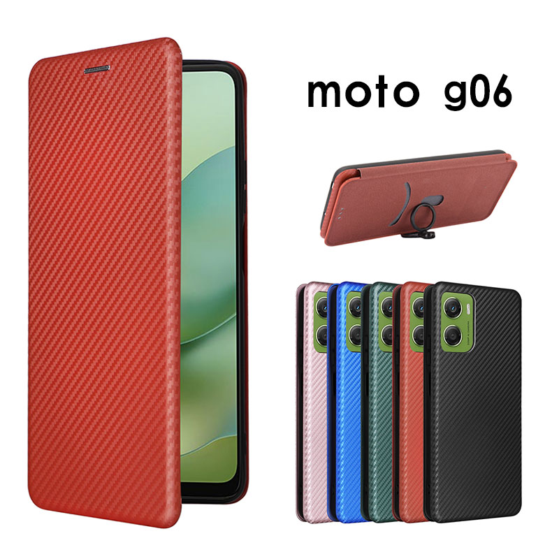 乐天商城 - スマホケース moto g06ケース 手帳型 Moto G06ケース カーボン調 モトローラ g06 ケース 耐衝撃ケース Motorola moto g06 カバー レザーケース モトローラ モトg06ケース カード収納 Moto G06ケース おしゃれ motorola g06ケース リングストラップ スタンド機能