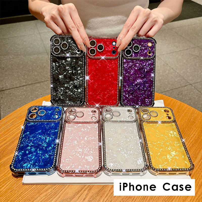 乐天商城 - スマホケース iPhone 17ケース 貝殻紋 貝殻模様 iPhone 15ケース キラキラ iPhone 16ケース 背面型 アイフォン 17 proケース シェルケース iPhone 16 proケース iphone 16 pro max カバー ストーンフレーム iPhone 17 Proケース iPhone 14 Proケース iphone 14 Pro Maxケース