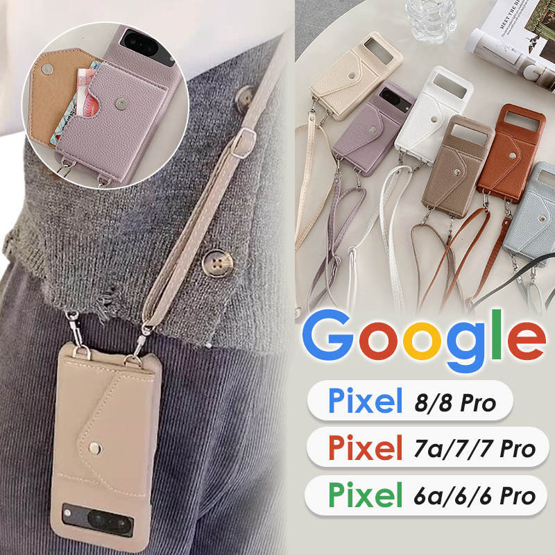 乐天商城 - ショルダー ストラップ Google Pixelケース スマホショルダー Pixel8 pro Pixel 7a 7 pro 6a 6 Pro スマホケース ショルダー タイプ 背面手帳 肩掛け 肩紐 革 背面ポケット カード収納 大人かわいい 女子 可愛い Google Pixel 7