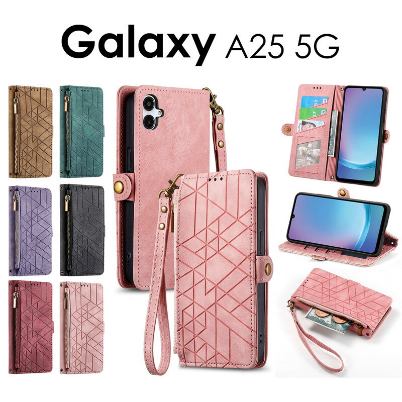 乐天商城 - スマホケース Galaxy A25 5G ケース カバー 手帳型 ストラップ付きGALAXY A25 カバー 財布型 手帳 SC-53F/SCG33/SM-A253Z 手帳型 財布型ケース 大容量 Galaxy A25 5G 手帳型ケース レザーケースGalaxy A25 5G 手帳ケース 手帳カバー お札 小銭入れ 財布 カード収納 おしゃれ