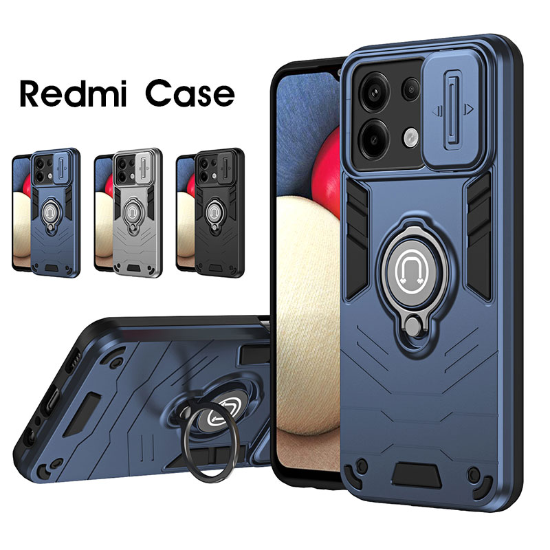 乐天商城 - スマホケース Redmi 12ケース Redmi Note 13 Pro 5Gケース 背面 リング付き redmi note 13 pro 5gケース リングホルダー レッドミ ノート 13プロ 5Gケース Redmi note 13 Pro 5G カバー スライド式 レンズ保護 redmi 12ケース スタンド機能 レッドミ 12ケース