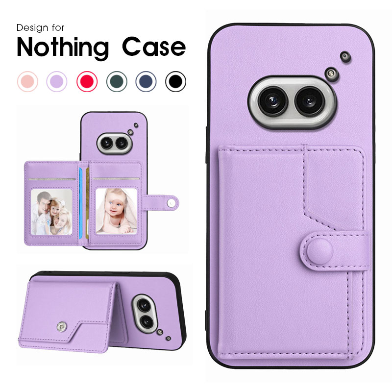 乐天商城 - Nothing Phone 2A 対応 ケース 背面 手帳型 レザー Nothing Phone (2a)ケース スマホケース nothing phone 2a カバー 背面 カード入れ Nothing Phone 2a 6.7型ケース レザーケース ナッシング フォン 2aケース スタンド機能