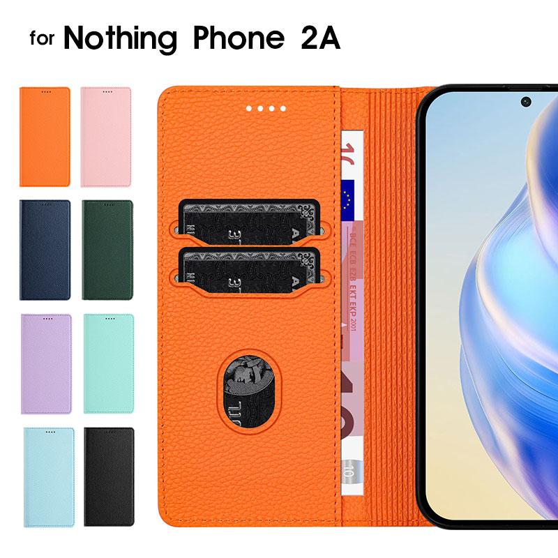 乐天商城 - Nothing Phone 2A 対応 ケース 手帳型 レザー Nothing Phone (2a)ケース スマホケース nothing phone 2a カバー 財布型 カード入れ nothing Phone 2a 6.7型ケース レザーケース ナッシング フォン 2aケース スタンド機能 ベルトなし マグネット式
