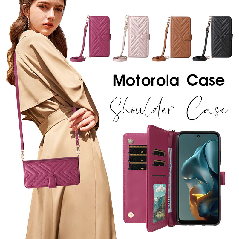 乐天商城 - スマホケース motorola edge 40ケース 手帳型 モトローラ edge 40 neo ケース edge 50 Pro 5G カバー 財布型 moto g24ケース ショルダー ストラップ moto g13/g53j/g53y 5Gケース スマホショルダー moto g64/g64y 5Gケース レザーケース 収納抜群 大容量 カード収納