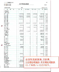 SR4501 合計残高試算表 500枚入