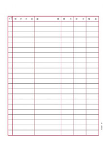 【SS限定300円OFFクーポン配布！】PCA PA1205G 元帳 【単票】E