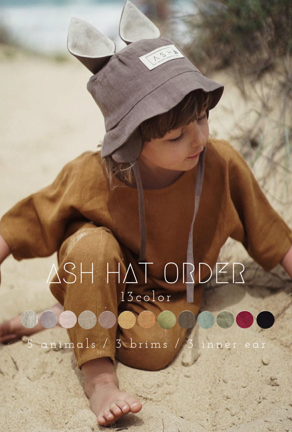 送料無料 Tiny Whales 男の子用 ファッション雑貨 小物 帽子 トラッカーハット Howdy Trucker Hat (Toddler/Little Kids/Big Kids) - Natural/Rust