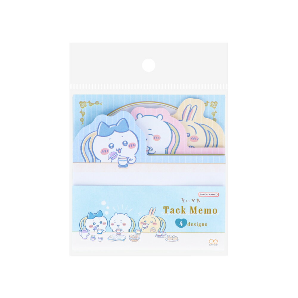 【ちいかわ　公式ライセンス商品】ブロック付箋 　ふせん　フセン　かわいい　文房具　文具　サンスター文具のサムネイル