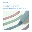 【文房具屋さん大賞2025 入賞商品】【サンスター文具 公式ライセンス商品】 ラメマーカー Kirabi(キラビ) Kirabi ラメ カラーペン ペン アイデ...