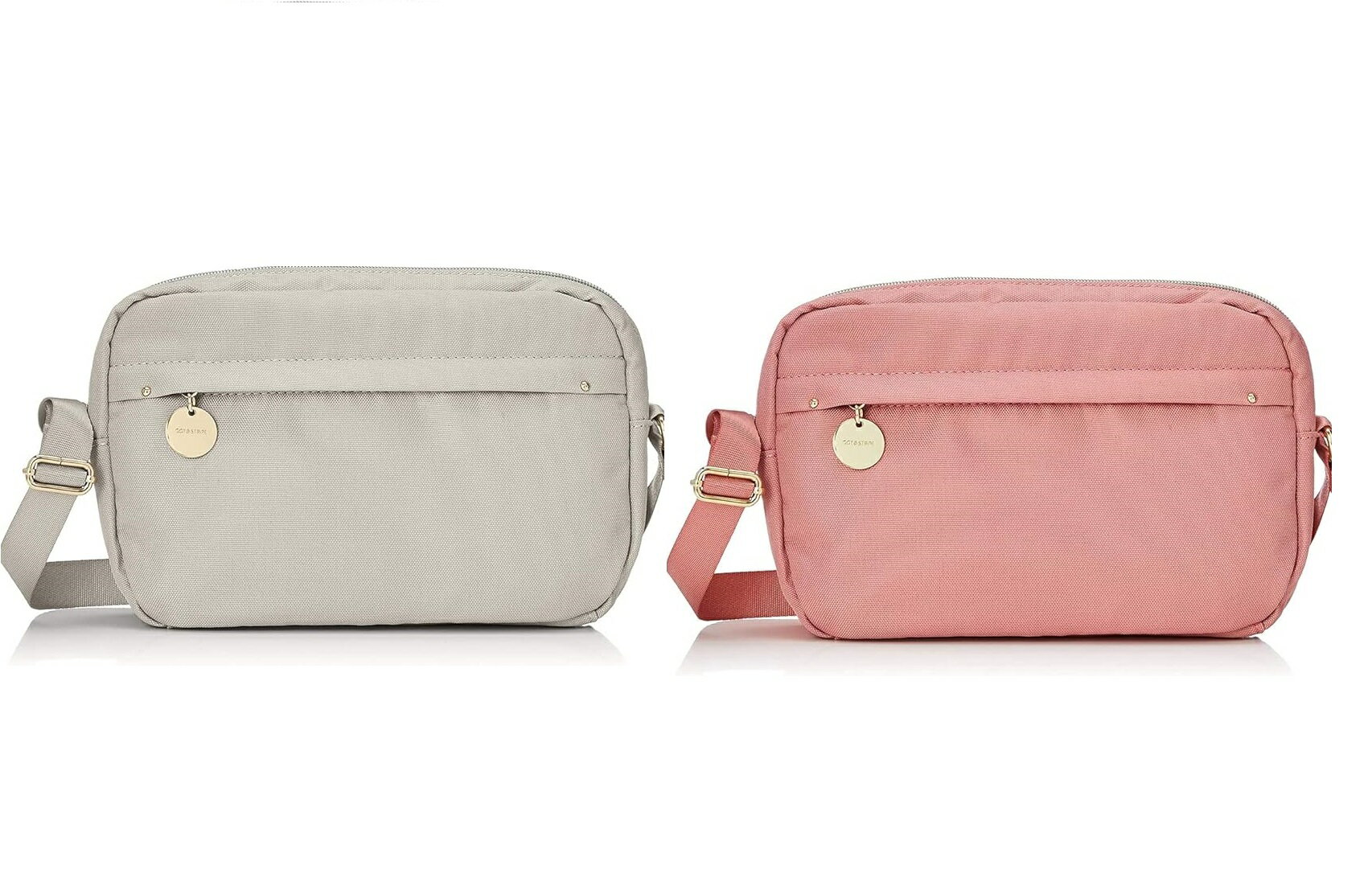 Rakuten - DOT&STRIPE/ドット&ストライプ ポリエステル お財布機能付き ショルダーバッグポリキャン ポリキャンバス 軽量 通勤 通学 プレゼント ギフトに最適