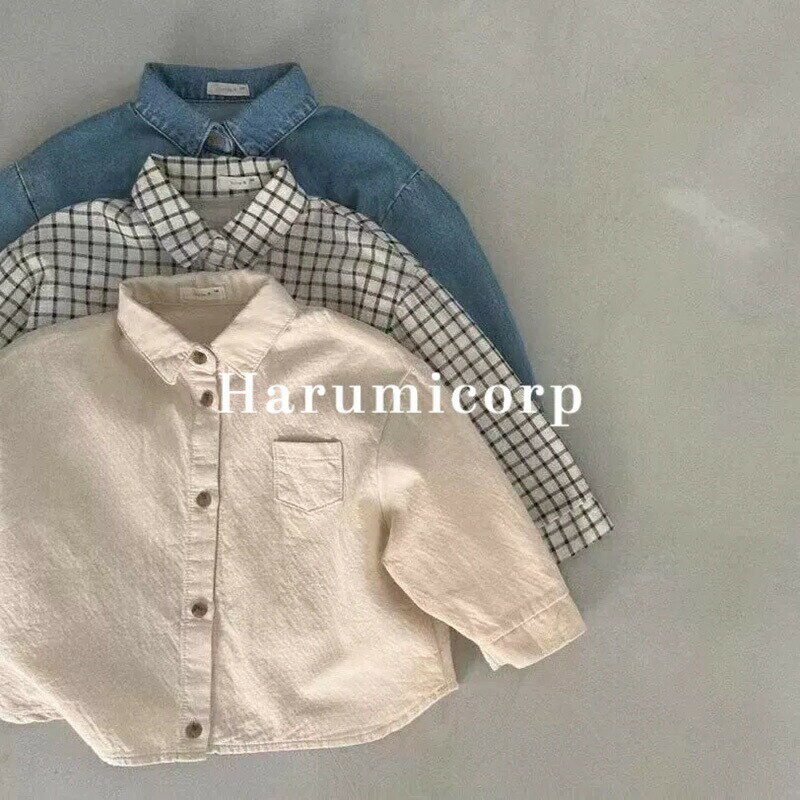 ブラウス キッズ 子供服 男の子 長袖 シャツ トップス tシャツ カットソー 春 夏 秋 ジュニア 綿 ベビ..