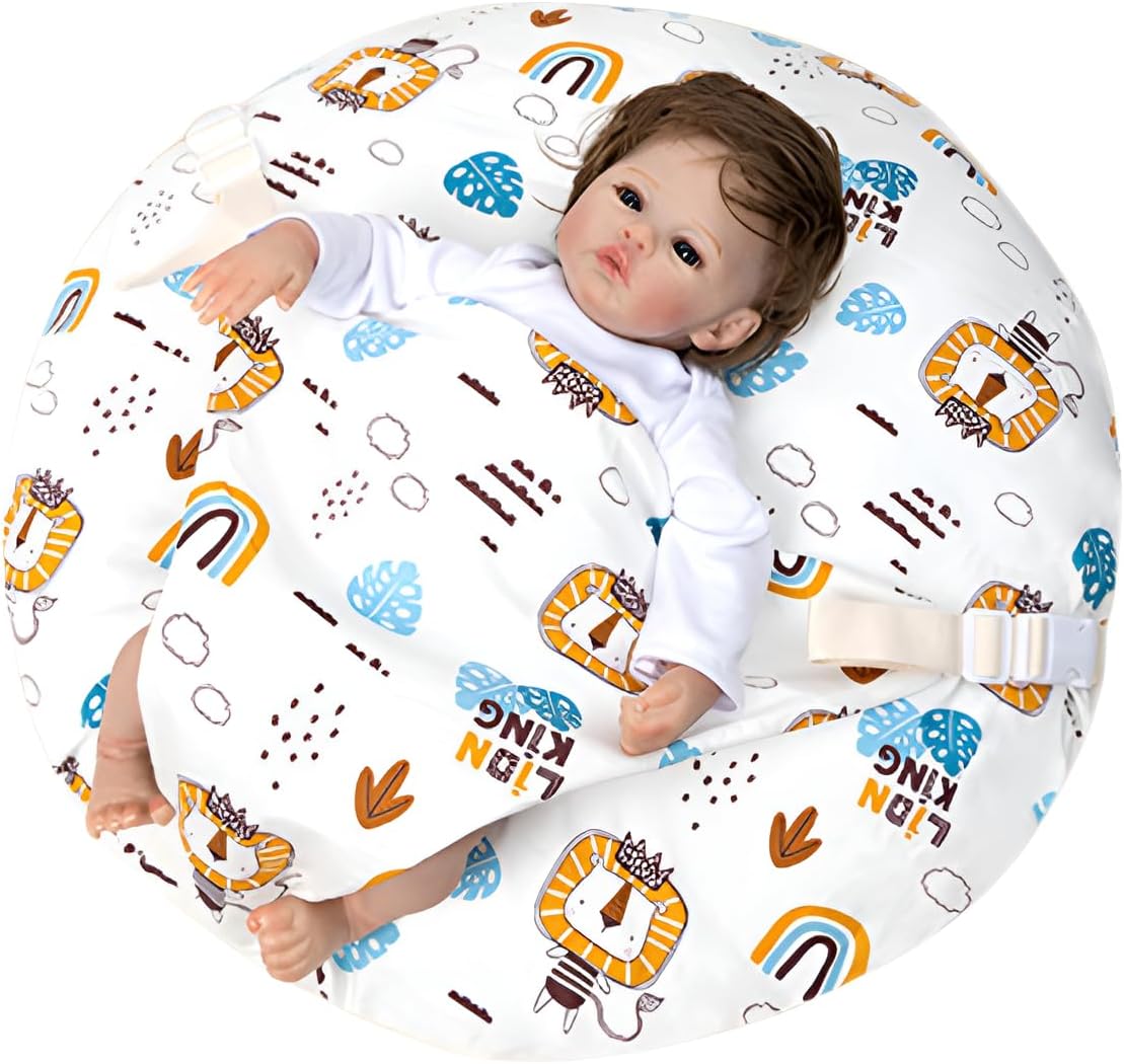 吐き戻し防止クッション 授乳用 15°スロープデザイン 新生児 添い寝 溢乳防止 洗える 変形しにくい 肌に優しい 多用途 家庭用 旅行用 出産祝い