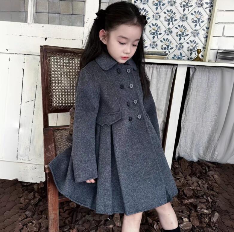チェスターコート キッズ 子供服 ダッフルコート 女の子 フォーマル 丸襟 女の子のコート キッズ 冬コ..