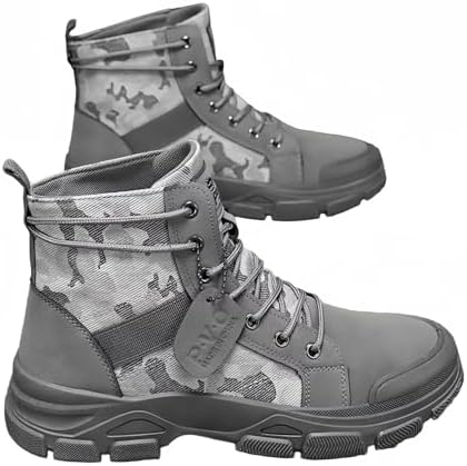 【送料無料】ミリタリーシューズ メンズ 防水 防寒ライナー タクティカルブーツ ハイカット 迷彩 カモ..