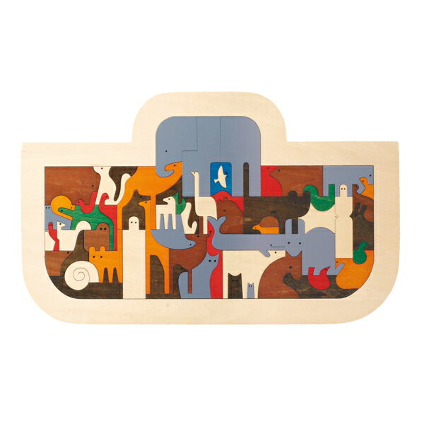 ジョージ・ラック・パズル ノアの方舟 GL6525 ジョージラックパズル 知育パズル パズル ジョージ ラック 知育玩具 知育 木製パズル ジグソーパズル 幼児 木製 おもちゃ 木のおもちゃ 2歳 3歳 4歳 5歳