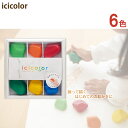 あおぞら AOZORA いしころーる 6色セット icicolor6C 日本製 クレヨン お絵描き