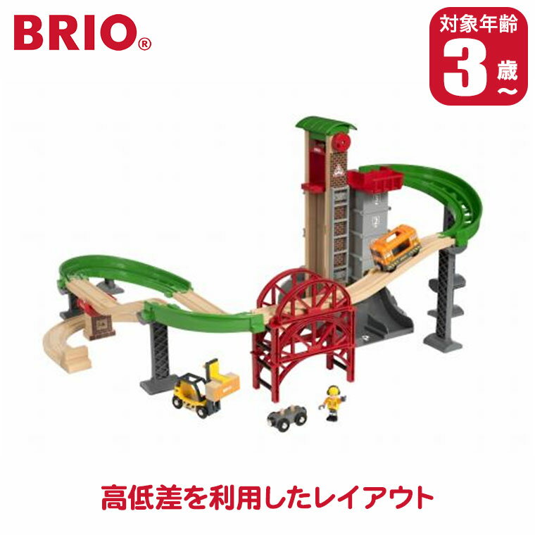 【レビュー特典あり】 【エントリーで最大100%バック】BRIO ブリオ ウェアハウスレールセット 33887 知育玩具 おもちゃ 木製 2歳 3歳 4歳 男の子 女の子 誕生日プレゼント 誕生日 出産祝い 孫 クリスマスプレゼント レール 列車 電車 木製 セット
