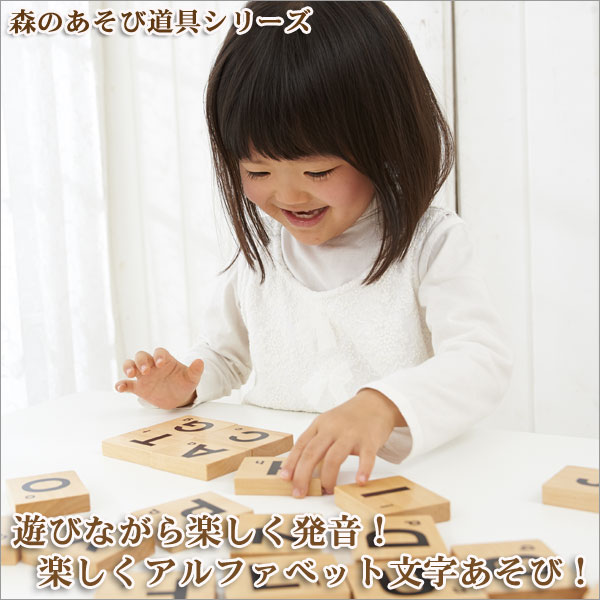 旧商品 森のあそび道具シリーズ NEW ABCつみき 4941746809471 誕生日 出産祝い 赤ちゃん ベビー キッズ ブロック 積み木 木製玩具 1歳 2歳 知育玩具