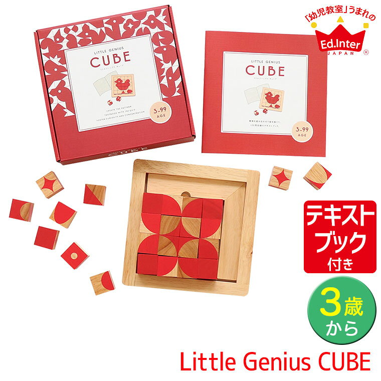 旧商品 エドインター ED Inter ジェニ GENI Little Genius Little Genius CUBE -キューブ- 4941746818664 知育玩具 パズル 女の子 男の子
