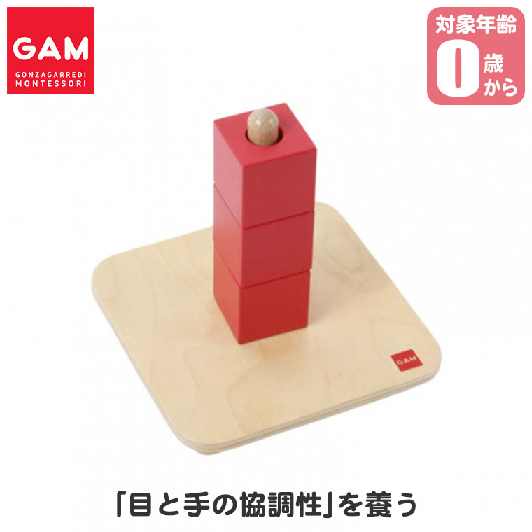 樂天商城 - GAM ゴンザガレッディ キューブさし 1MM2831 赤ちゃん リング ペグさし 棒通し 0歳 1歳 1歳半 2歳 モンテッソーリ モンテッソーリ教具 知育玩具 おもちゃ 木製 知育 0歳 男の子 女の子 教具 子ども 子供 誕生日プレゼント 出産祝い 教材 プレゼント 保育園 幼稚園