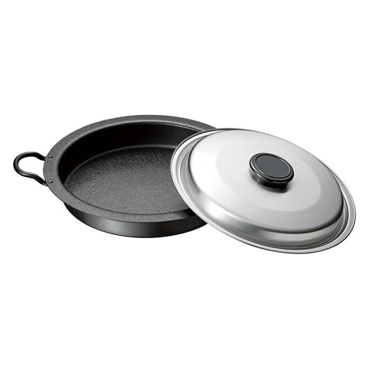 燕三 IH対応鉄焼肉・餃子鍋26cm（蓋付） EM-077 M02709 ギフト 贈り物 内祝い ギフト プレゼント お返し お歳暮 お中元