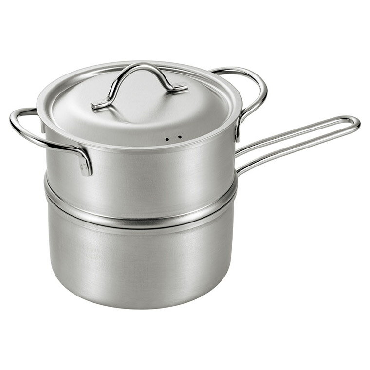 Ih/Gas Compatible - 【エントリーで最大100%バック】 燕熟の技 ミニ2段蒸し器14cm EJS-501 M03508 ギフト 贈り物 内祝い ギフト プレゼント お返し お歳暮 お中元