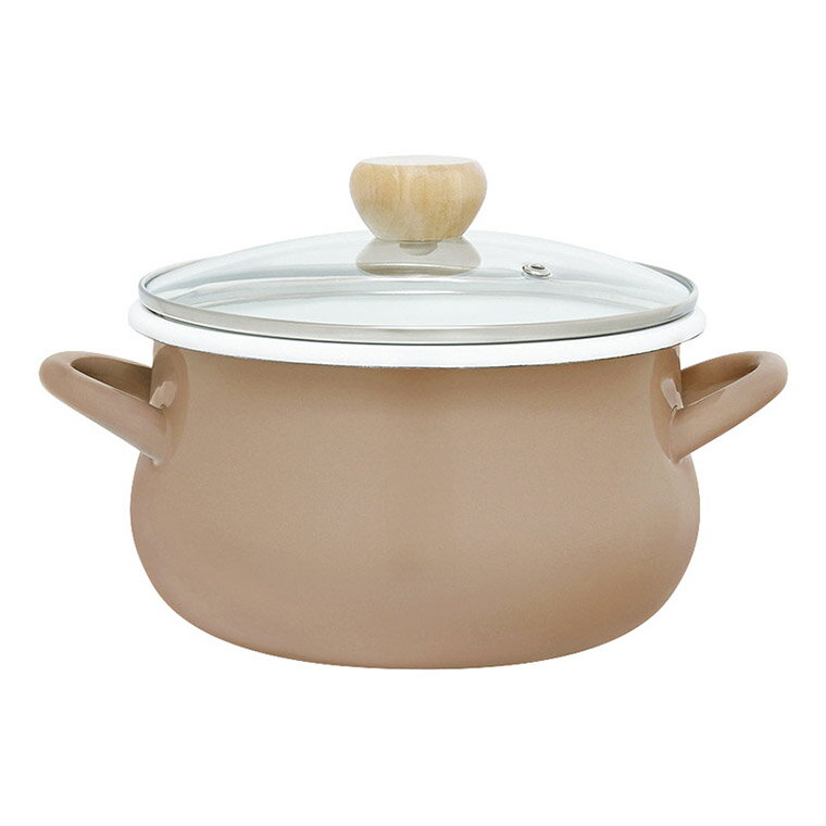 ストクック IH対応ホーロークッキングポット20cm ブラウン RB-3246 M03704 ギフト 贈り物 内祝い ギフト プレゼント お返し お歳暮 お中元