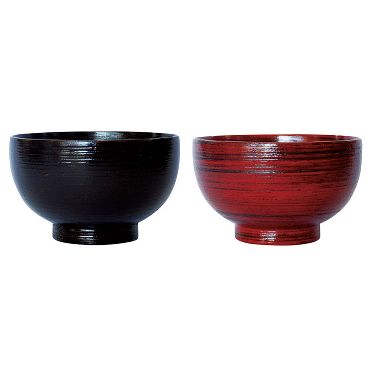 山中塗 食洗機対応 総刷毛目汁椀ペアセット JA23-18-1,2sp M09608 ギフト 贈り物 内祝い ギフト プレゼント お返し お歳暮 お中元