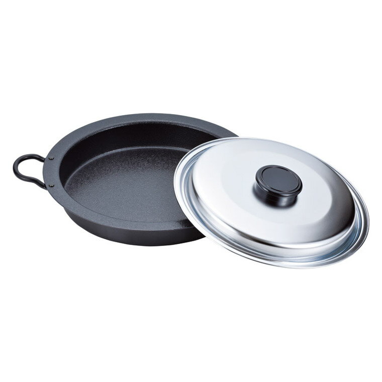 燕三 IH対応鉄焼肉・餃子鍋26cm（蓋付） EM-045 ギフト 贈り物 内祝い ギフト プレゼント お返し お歳暮 お中元 P01909