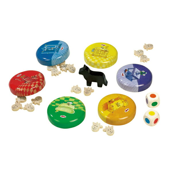 旧商品 ハバ HABA ゲーム 子やぎのかくれんぼ GeiBlein, verstech dich! HA4449のサムネイル