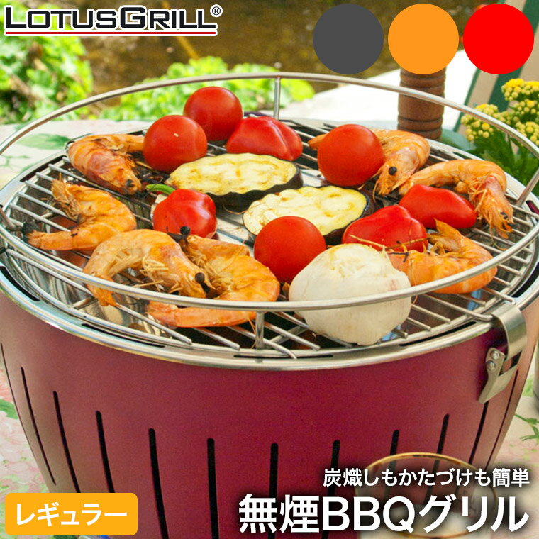 【数量限定・お買い上げでグリルマット2枚プレゼント】【正規品】無煙炭火バーベキューコンロ ハーフェレ ロータスグリル レギュラー お試し炭付 USB電源ケーブル付 無煙 バーベキュー BBQ G-RO-34PNC2 G-OR-34PNC2 G-AN-34PNC2 【あす楽対応】通販格安セール情報 楽天 通販