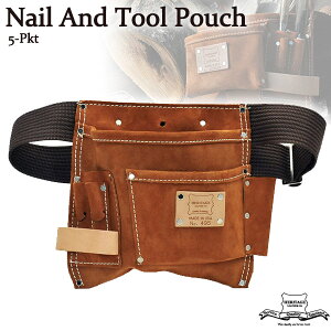 ヘリテージレザー Heritage Leather 5-Pkt Nail And Tool Pouch 腰袋 HL495 【あす楽対応】