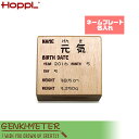 HOPPL(ホップル) GENKI-METER ゲンキメーター ネームプレート 名入れ 木製 GE-NAME 誕生日
